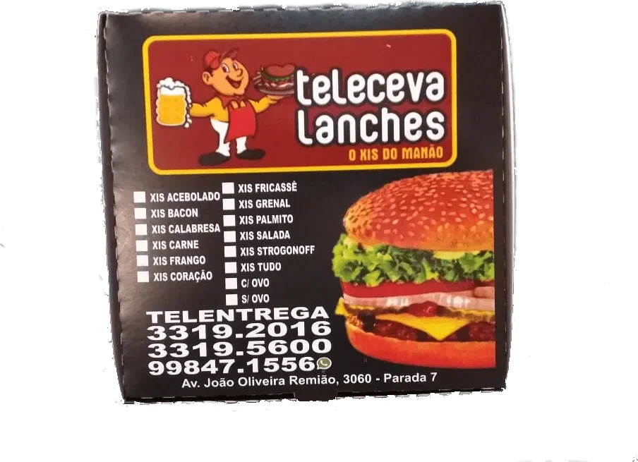 Caixa para lanche